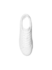 MICHAEL KORS Men's Keating Signature Logo Lace-up Sneakers in bright white - men's sneaker - view 4