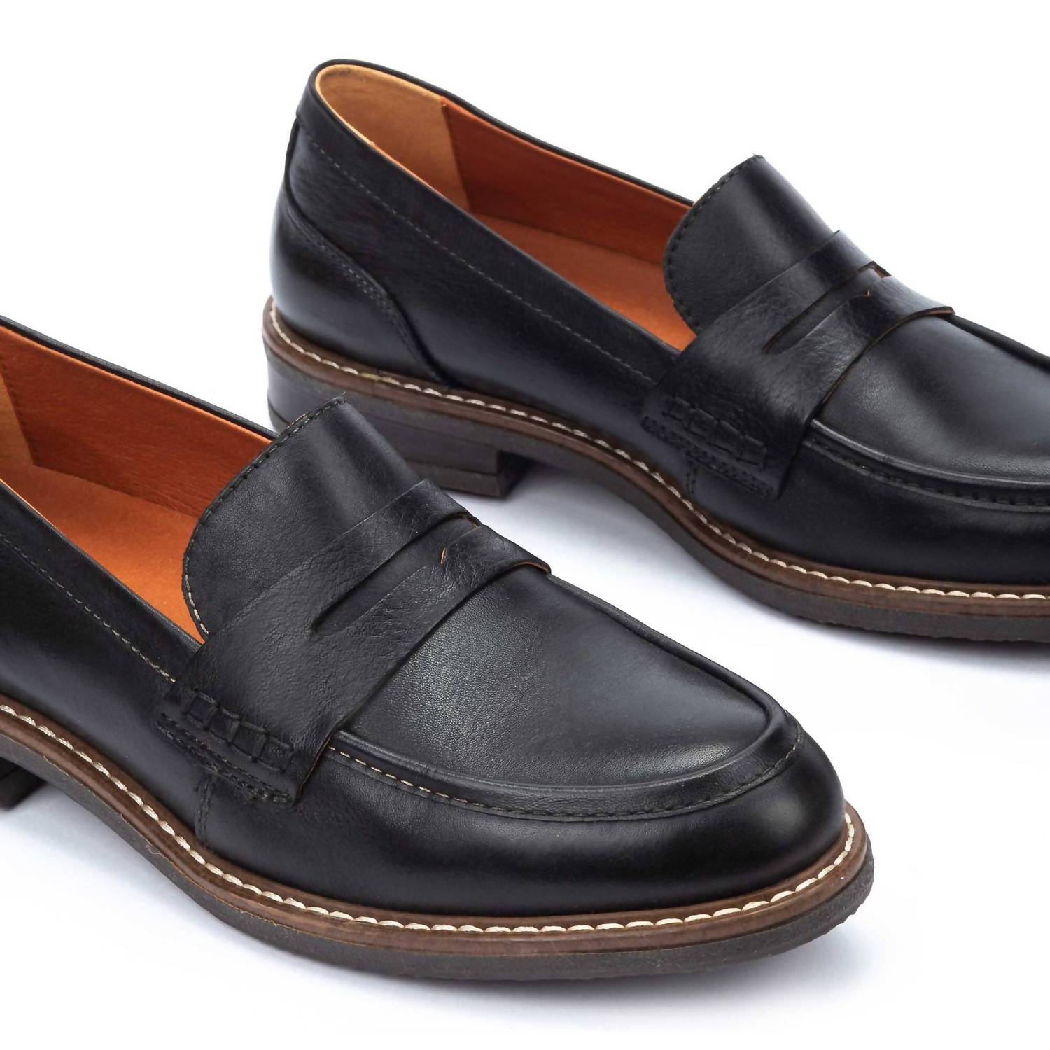 PIKOLINOS Women's Aldaya Leather Shoes in black - women's flats - view 4