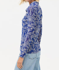 Johnny Was - MARICEL MESH BUTTON DOWN SHIRT
