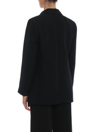 Valentino - Crepe Cady Open Front Tailored Blazer