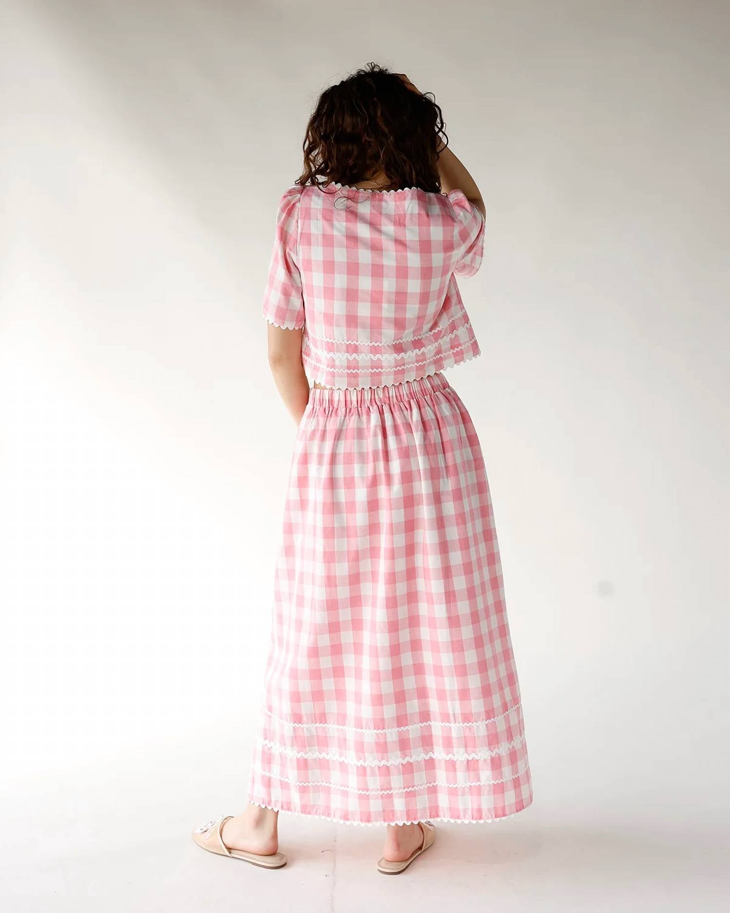 Aureum - GINGHAM DARLING TOP
