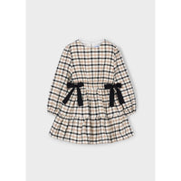 Mayoral - Toasted Almond Plaid Dress
