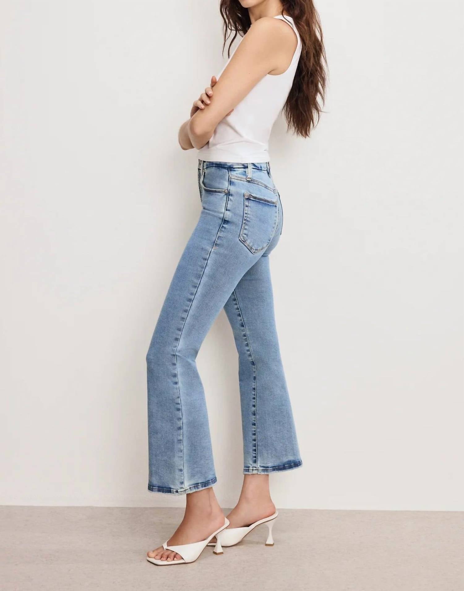 Good American - Good Legs Crop Mini Boot Jean