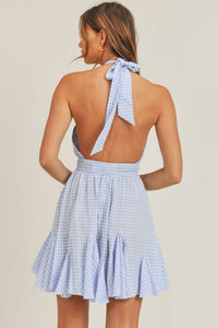 Mable - Halter Neck Mini Dress