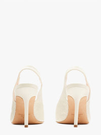 Kate Spade Women's Veronica High Heel Slingback Pumps in parchment - women's heels - view 4