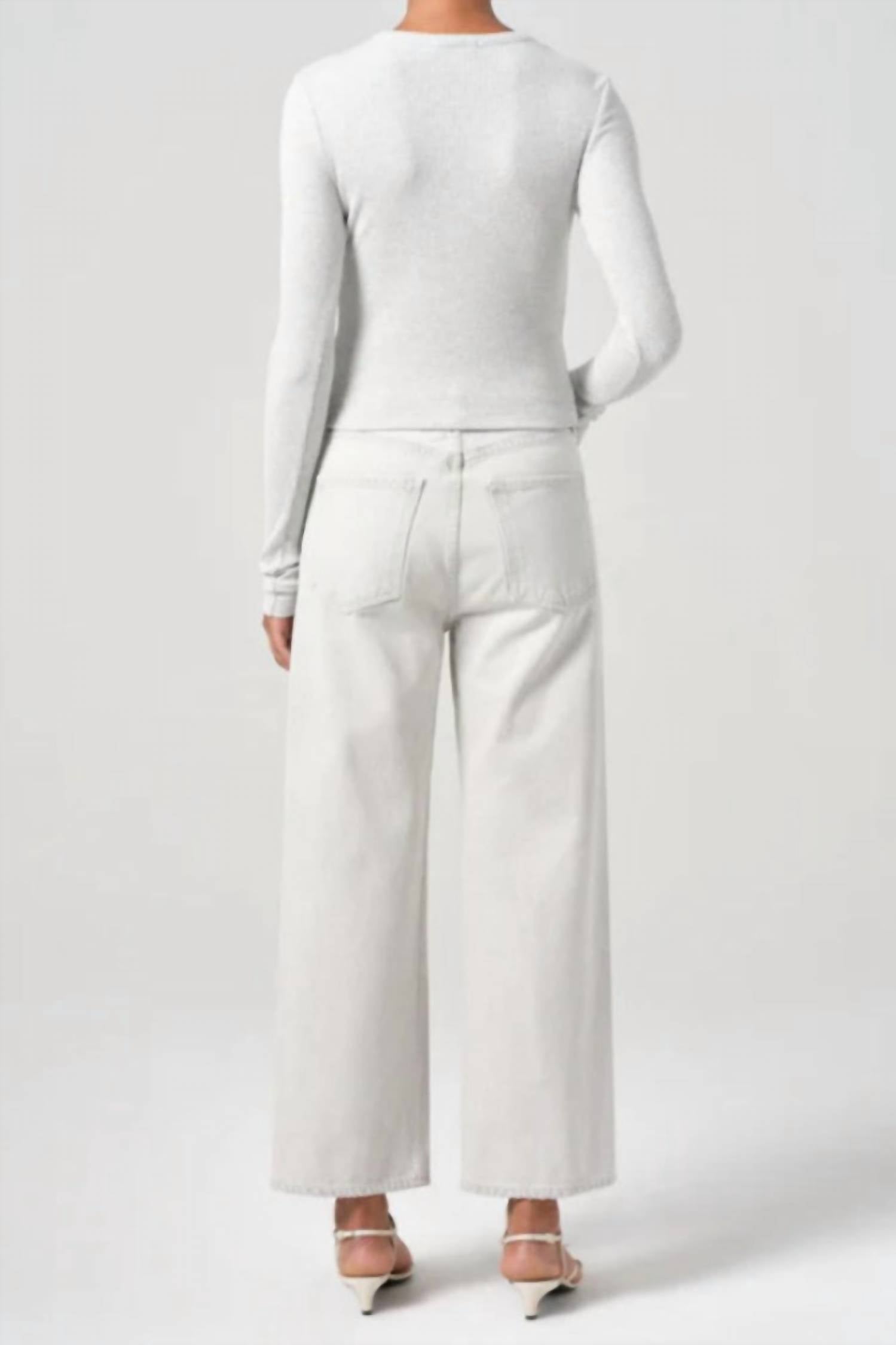 Agolde - Ren High Rise Wide Leg Jeans