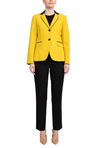 Emily... - Notched Collar Two-piece Set