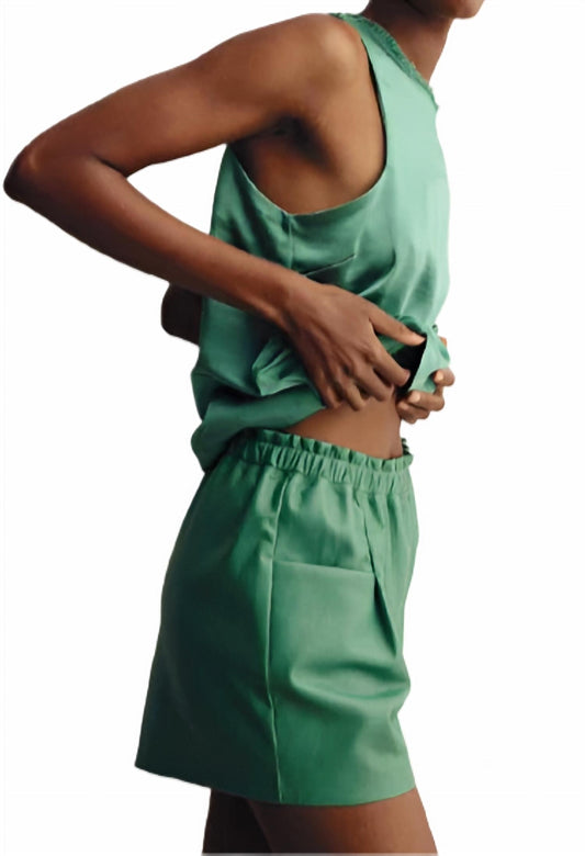 Melissa Nepton - Women's Vegan Leather Shorts