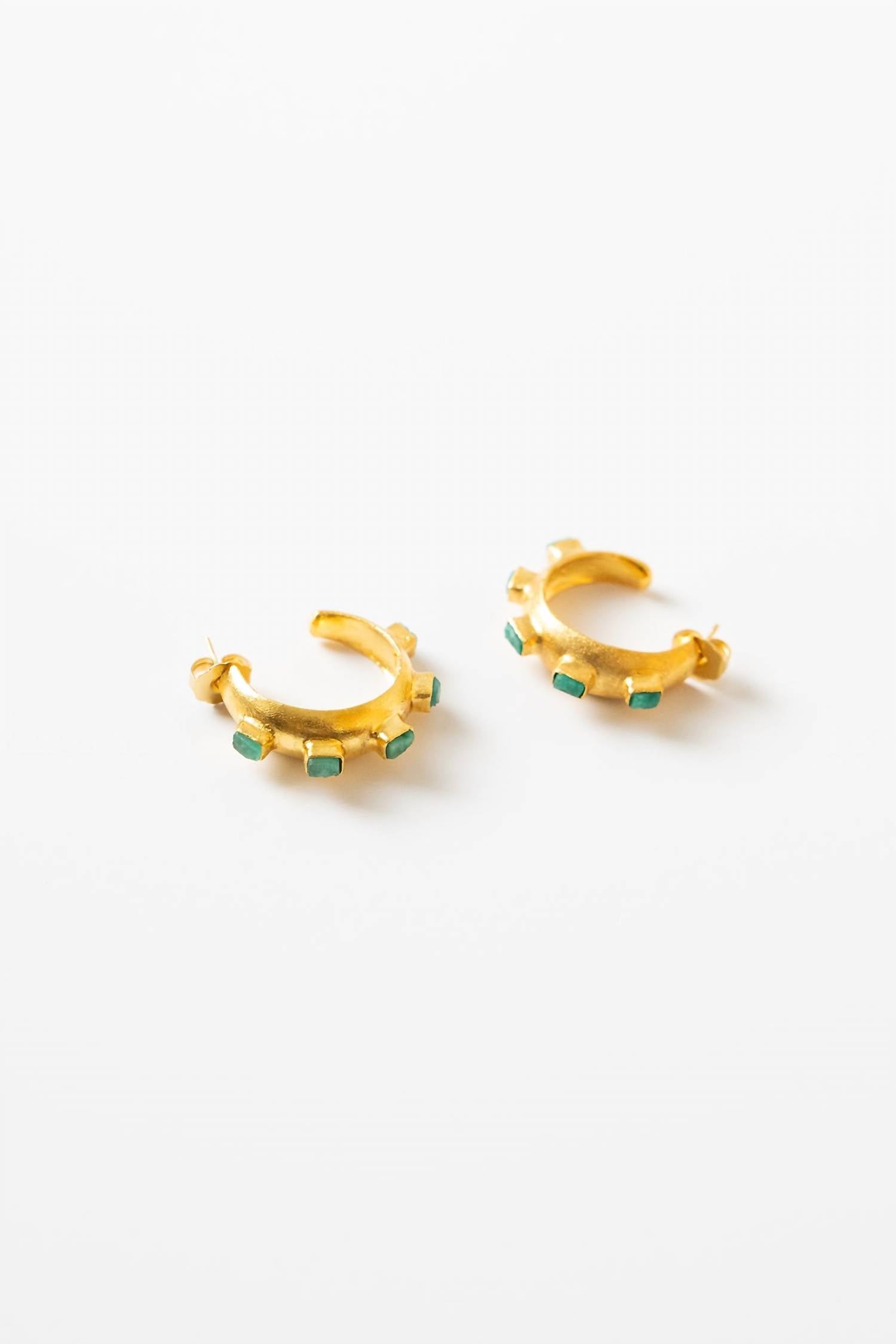 FENOMENA Women's Havana Glow Earrings in gold - women's jewelry - view 5