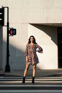 Jude Connally - Butterfly Tile Kerry Dress