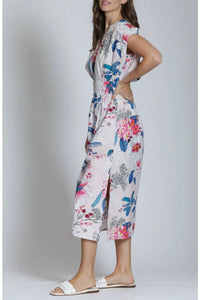 Apny - SMOCKED WAIST MIDI DRESS