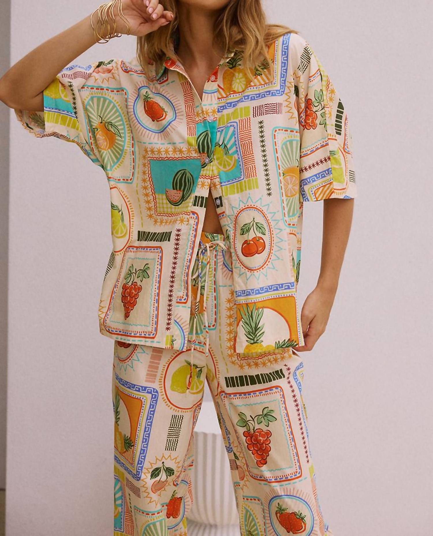 Little Trendy - Relaxed Fit Two-piece Set Vacation Outfit