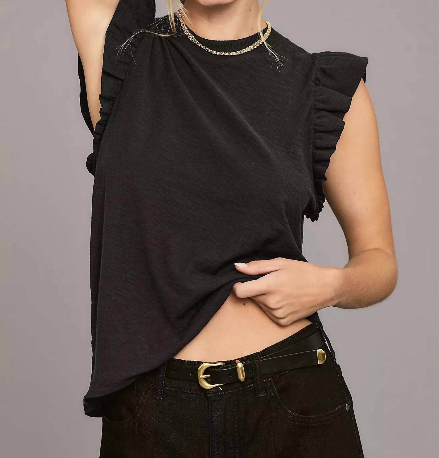 Nation Ltd - Letta Ruffle Tank Top