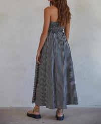 By Together - Striped Strapless Maxi Dress