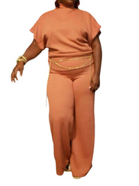 Hyfve - Dolman Sleeve Top And Pants Set