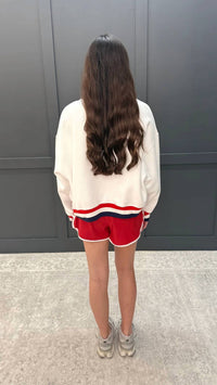 Tcec - Usa Mockneck Pullover Sweater