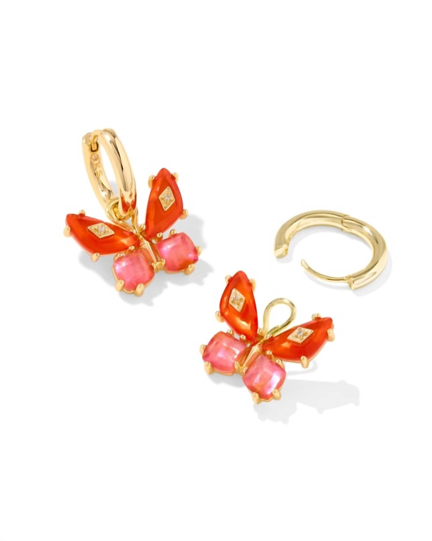 Kendra Scott - Women's Bianca Butterfly Huggie Earrings