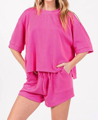 Sewn And Seen - Scarlett Ribbed Short Set