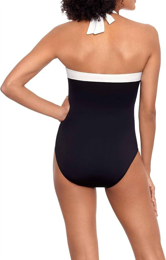 Ralph Lauren - Bel Air Shirred Bandeau One-piece