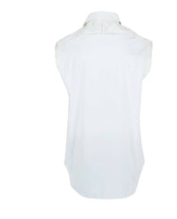 Salvatore Ferragamo - Men's Raw Cut Sleeveless Tuxedo Shirt
