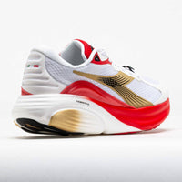 diadora Unisex Atomo Star Shoe in white metallic gold fiery - women's shoe - alternate view