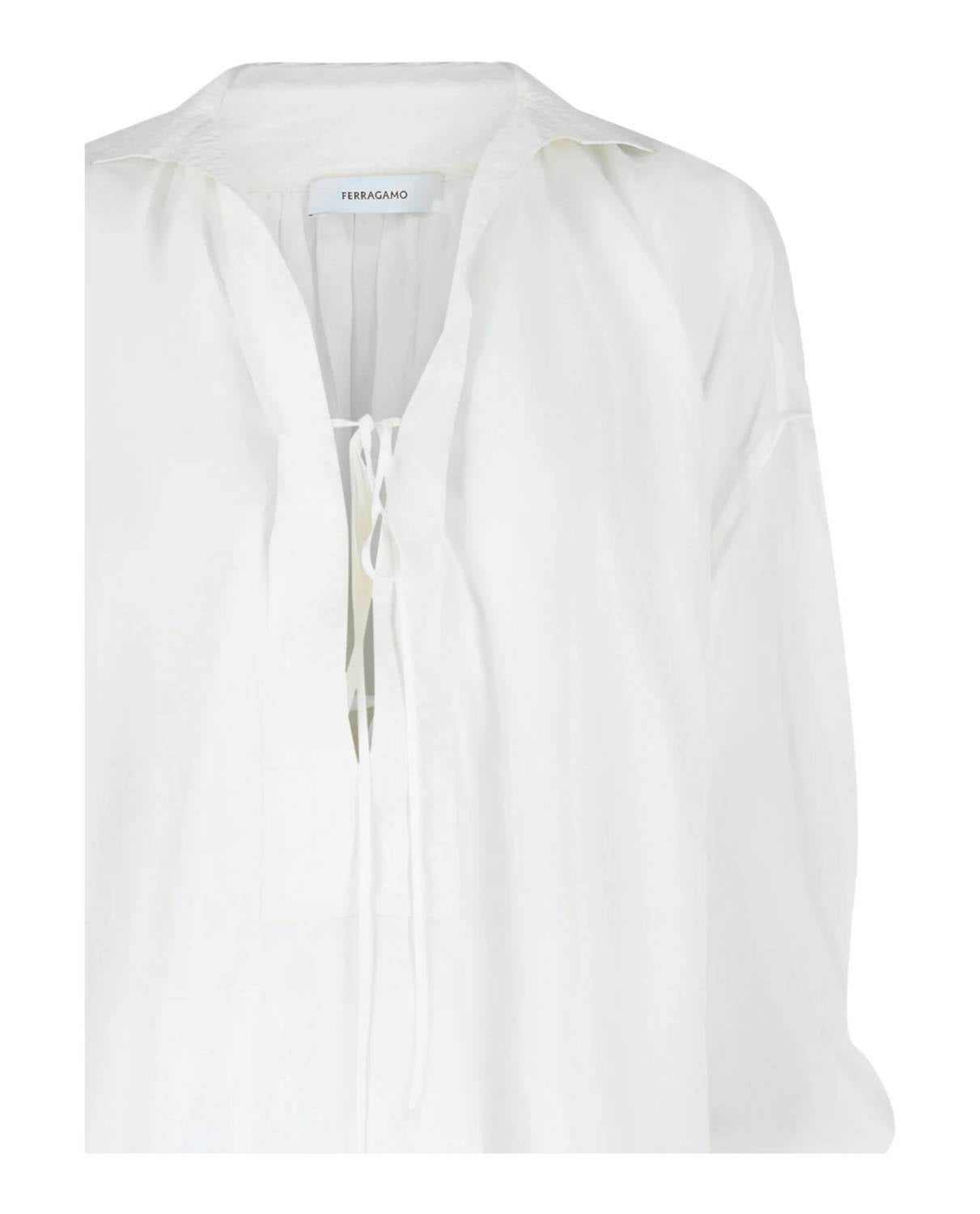 Salvatore Ferragamo - Women's Silk-blend Tunic Top