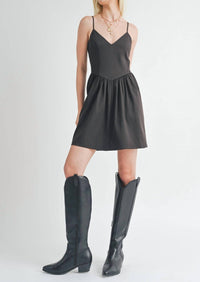 Sage The Label - Lend Love Corset Seam Flare Mini Dress