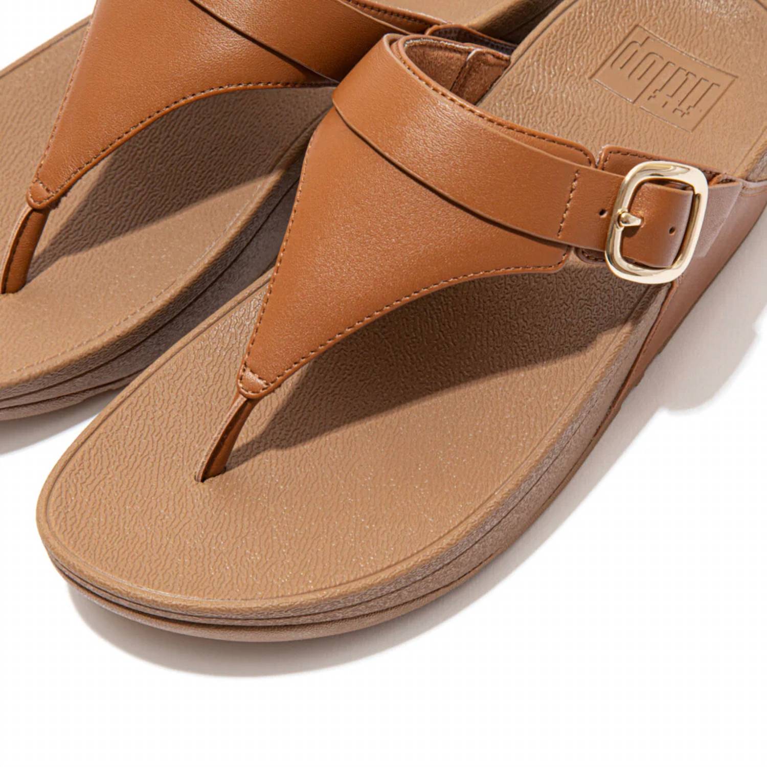 Fitflop - Women's Lulu Adjustable Leather Toe-post Sandal