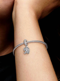 Pandora Women's 50 Years Of Love Charm in silver - women's item - view 4