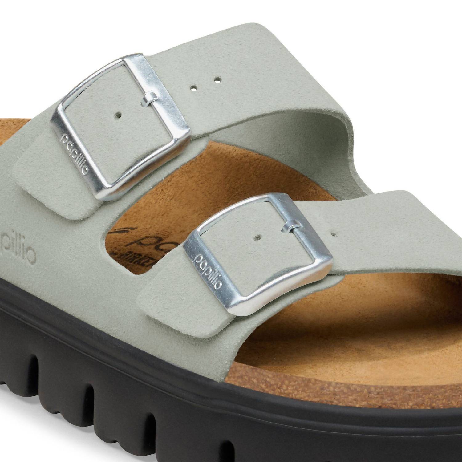 BIRKENSTOCK Women's Arizona Pap Chunky Sandals in pure sage black - women's sandal - view 5