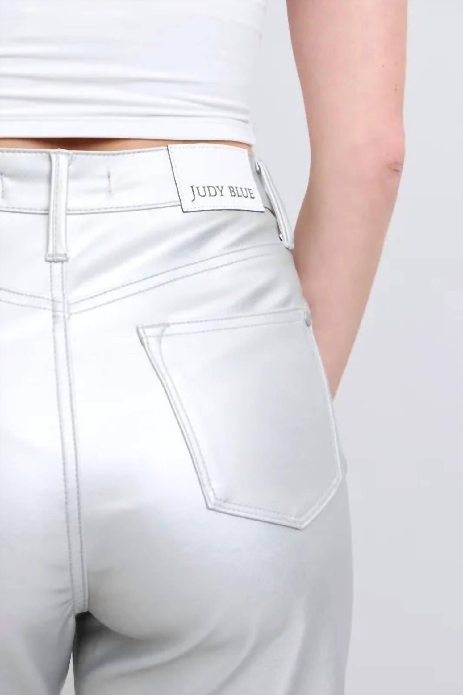 Judy Blue - High Waist Faux Leather Pant