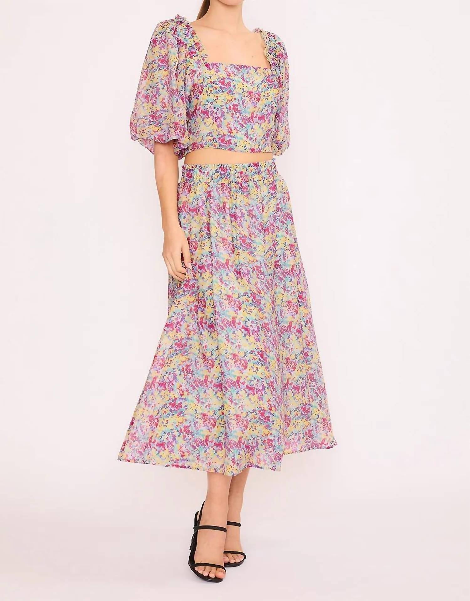 Meet Me In Santorini - Azalia Anna Skirt