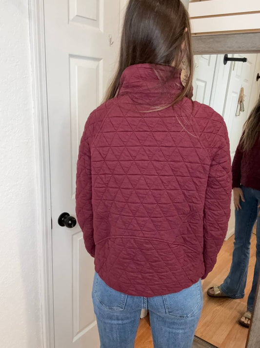 Staccato - Barb Quilted Half Zip Pullover