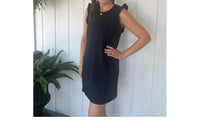 Sundry - Women's Flutter Sleeve Jersey Dress