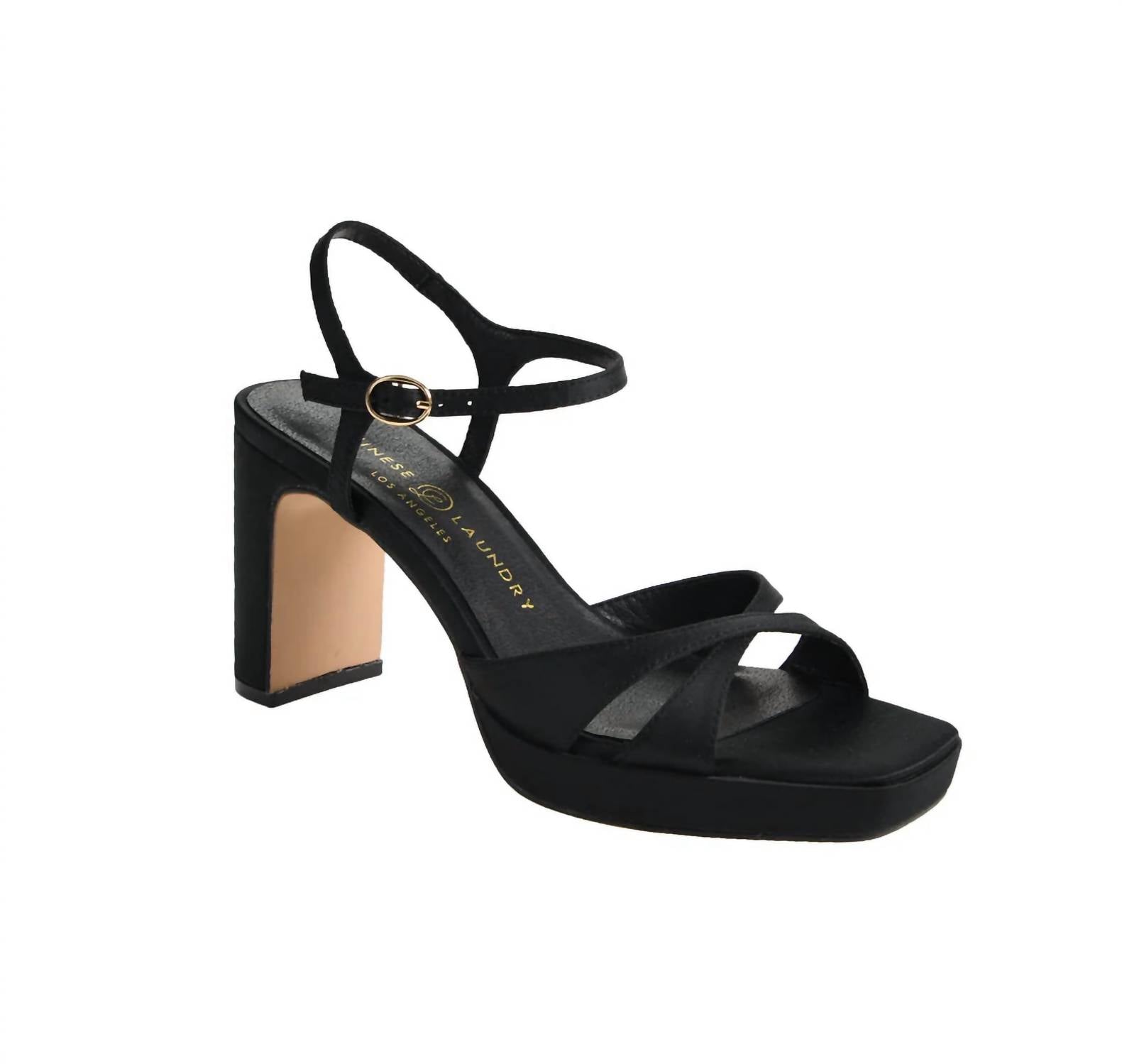 Chinese Laundry - Women's Gracie Satin Heel Sandals