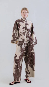 Psophia - Orient Contour Relaxed Palazzo Pants