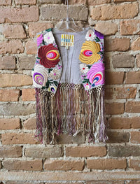 Native Funk & Flash - Girl's Embroidered Vest