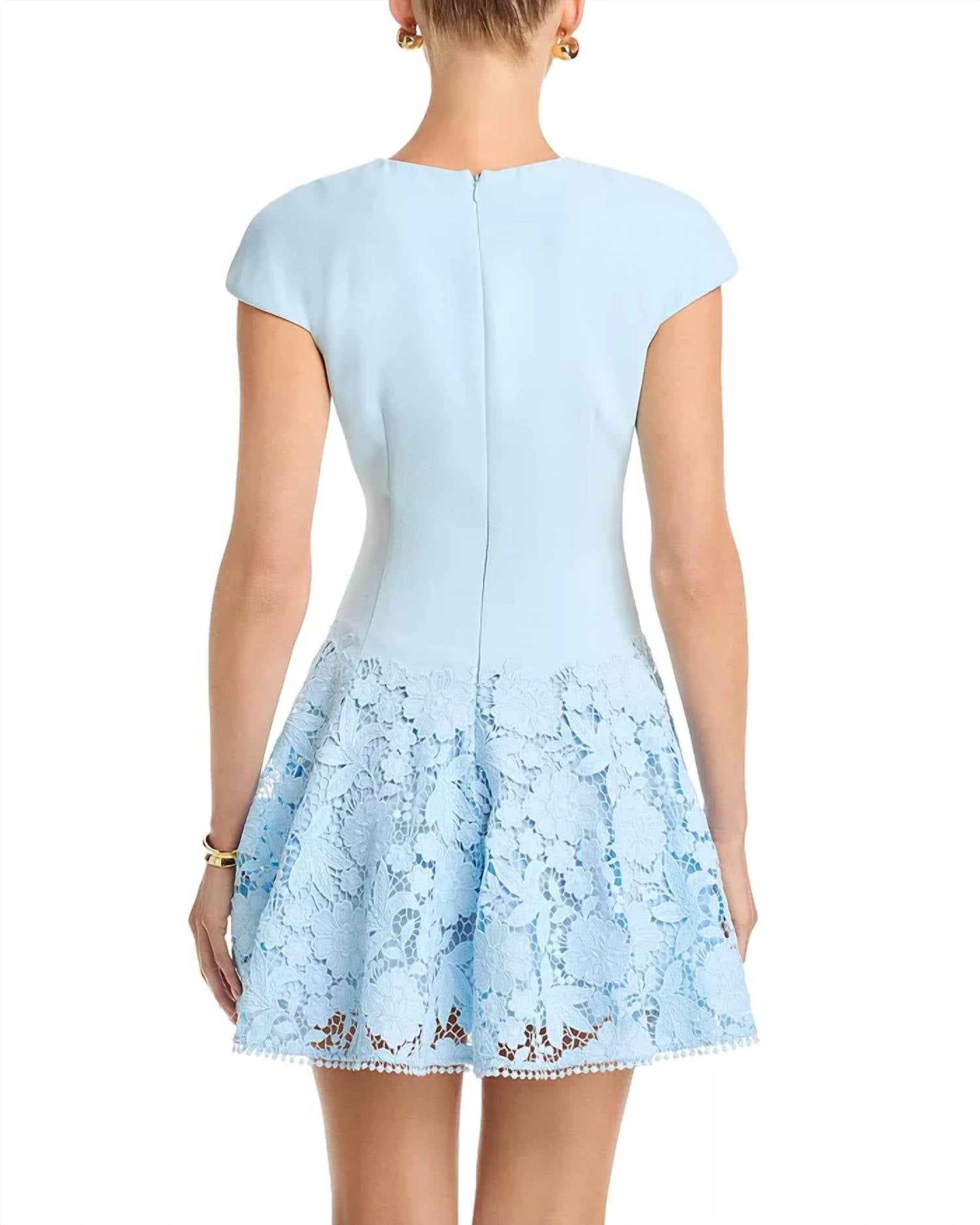Self-Portrait - Crepe Lace Dress