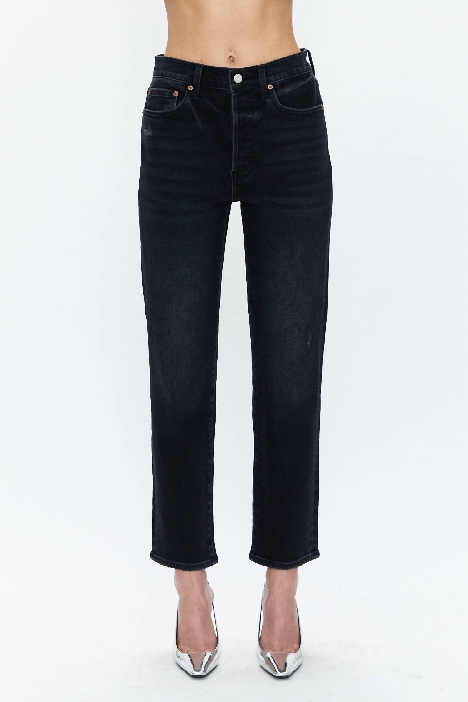 Pistola - Charlie High Rise Classic Straight Ankle Jean