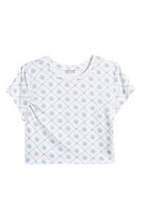 Free People - Floral Baby Tee