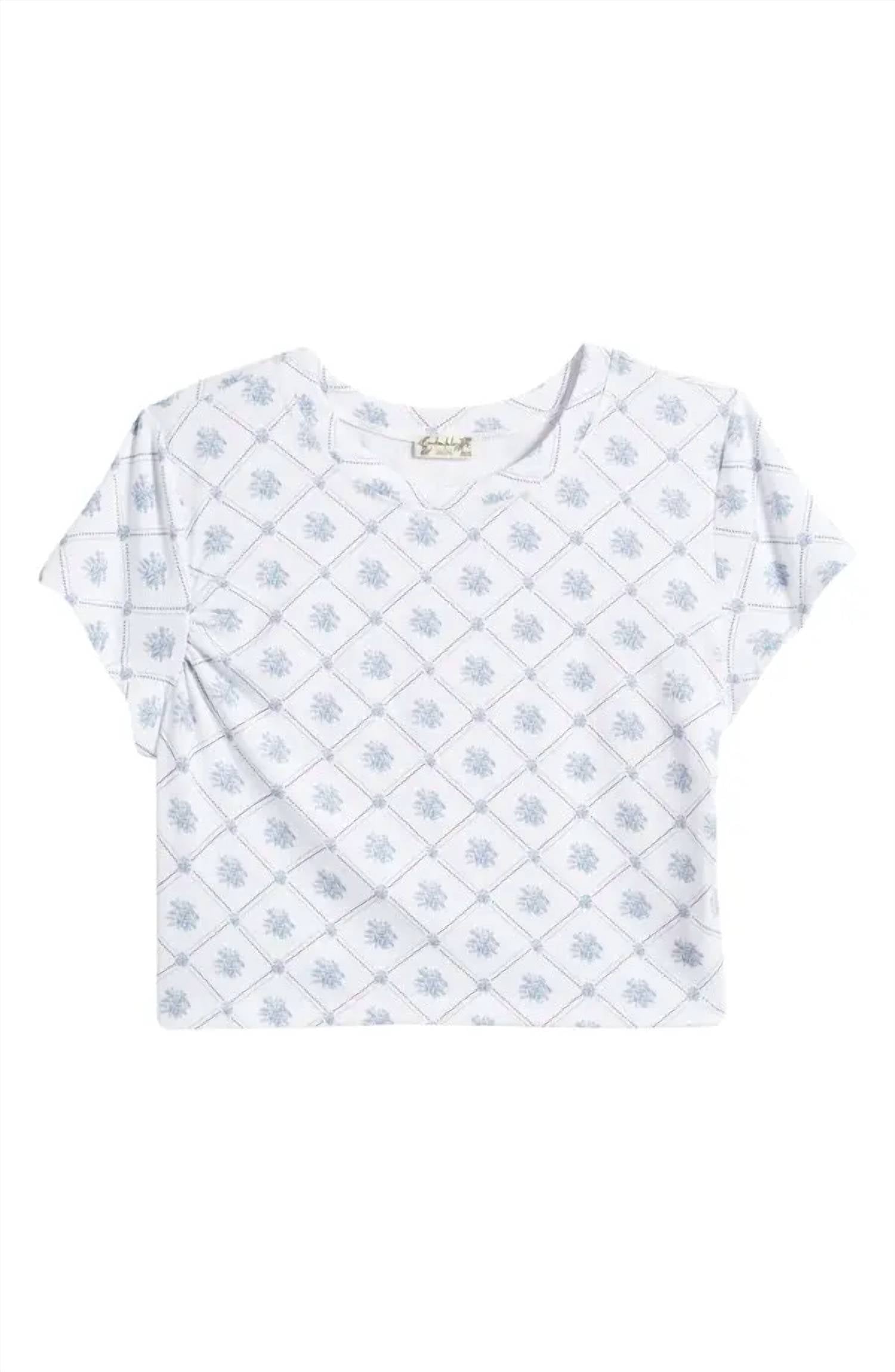 Free People - Floral Baby Tee