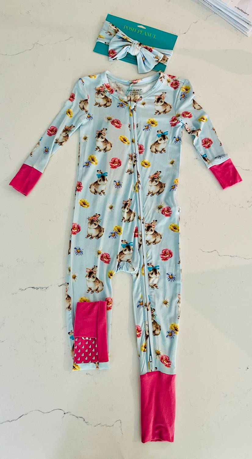 Posh Peanut - Baby Girls’ Tinsley Jane Convertible One-piece