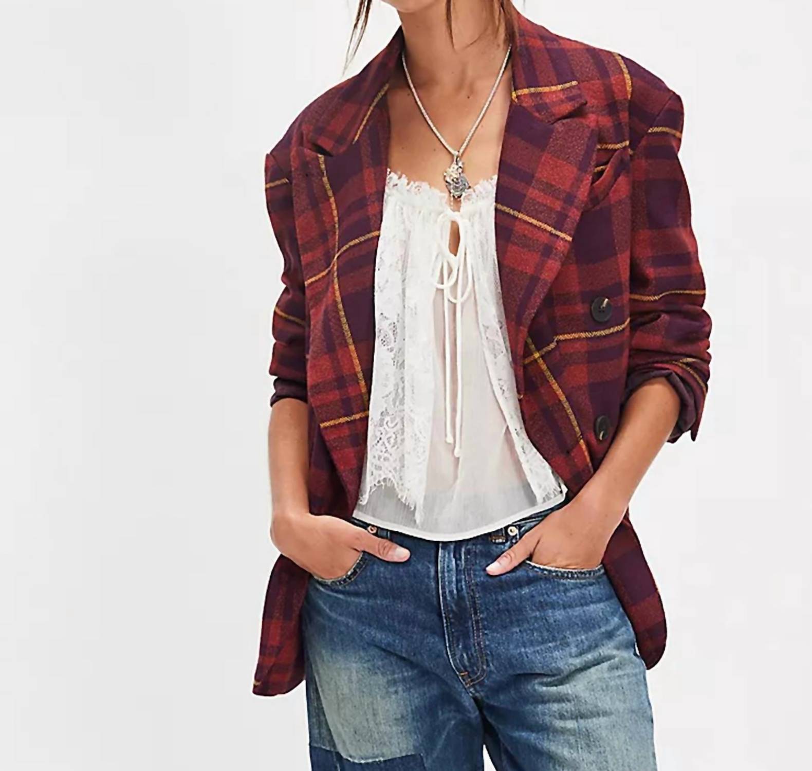 Free People - Dean Double Breasted Blazer