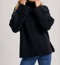 Bluivy - FUNNEL NECK OVERSIZED PULLOVER