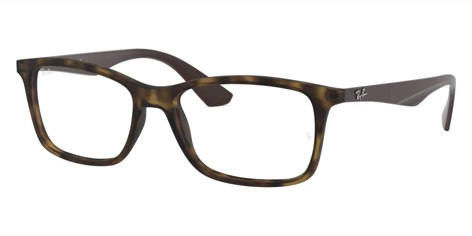 Ray Ban Unisex Rx7047 Glasses in matte havana - men's accessory
