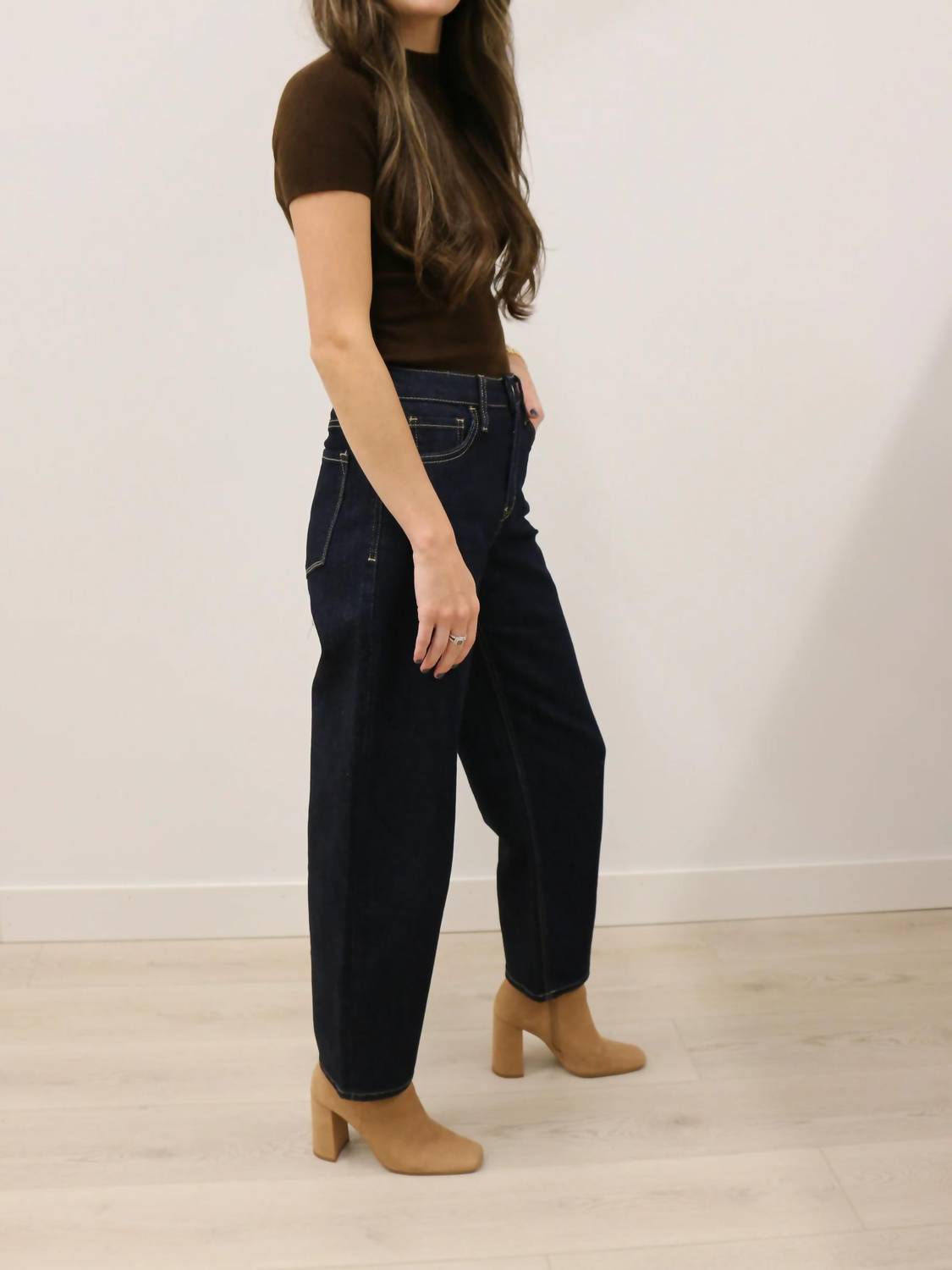 Vervet By Flying Monkey - Divinity High Rise Slim Barrel Jeans
