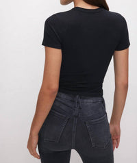 Good American - Super Stretch Baby Tee Top
