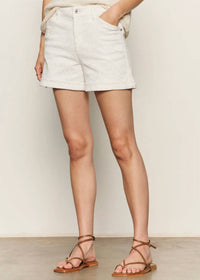 Sanctuary - High Rise Embroidered Jean Shorts