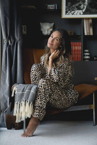 Jennafer Grace - Women's Print Long Sleeve Paglamas Set