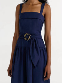 Saloni - Poplin Zinnia Dress